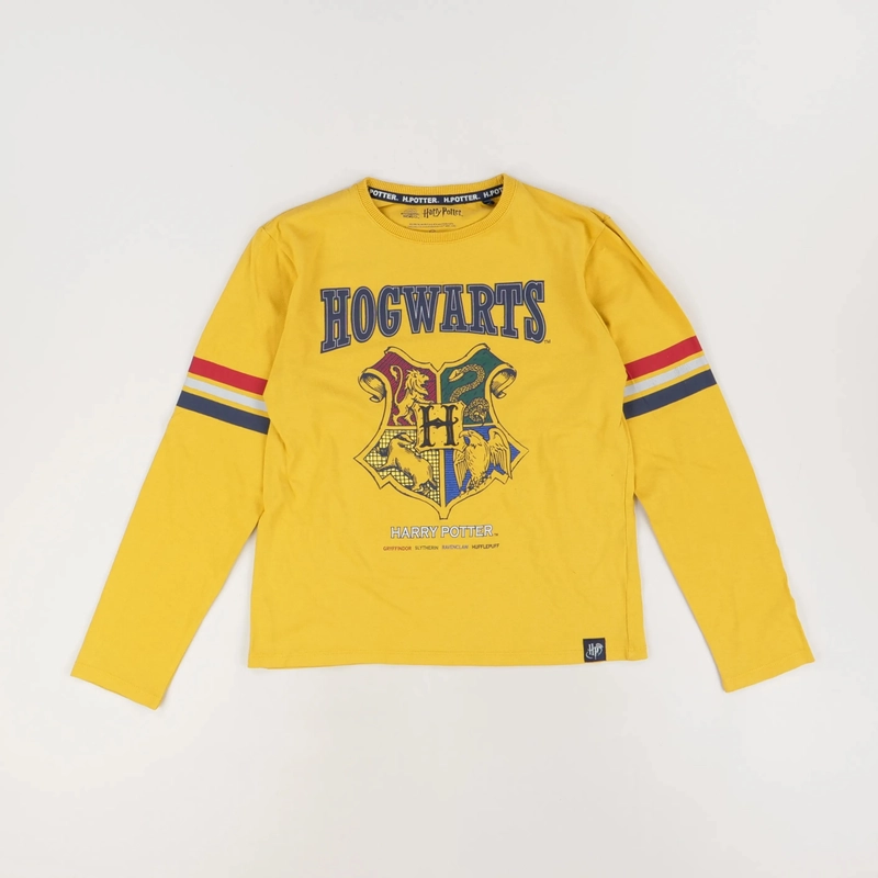 T-Shirt Harry Potter Garçon - 100% Coton - Licences Officielles - Taille 10 Ans