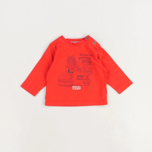 T-shirt rouge - La compagnie des petits - Fille 6 mois - Seconde Main