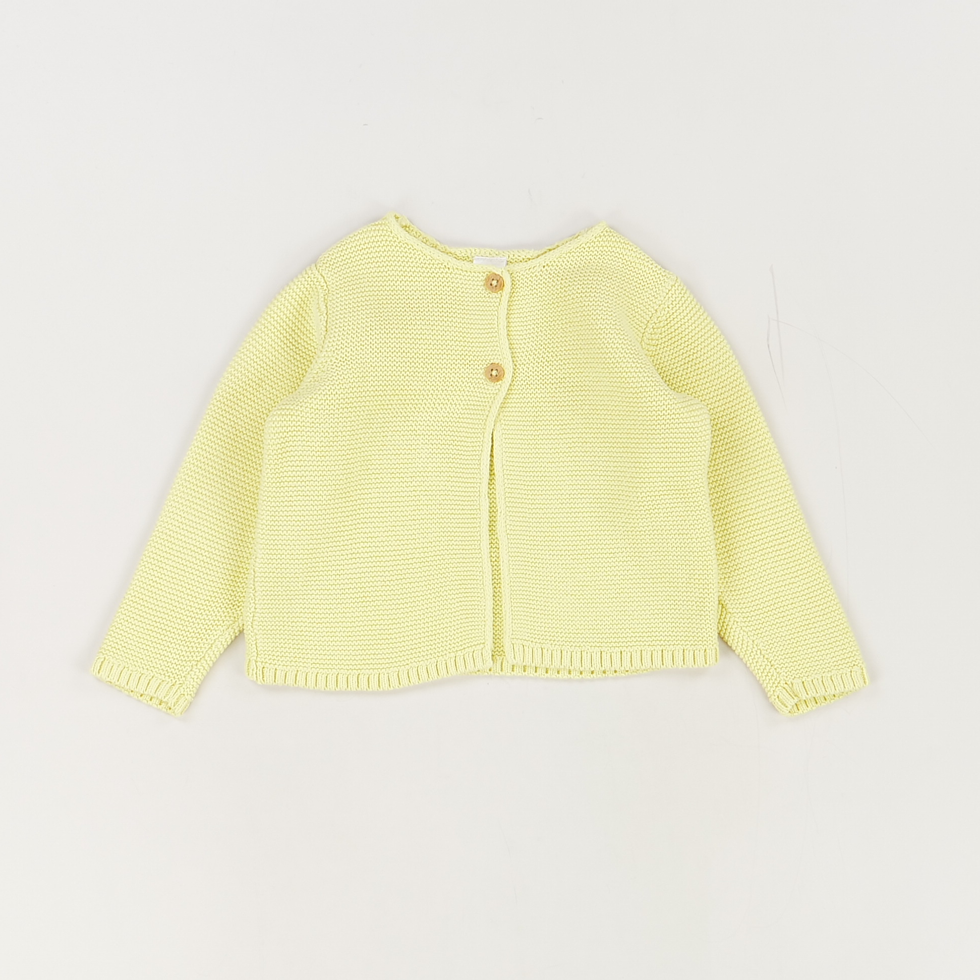 Gilet jaune - Tex baby - Fille 18 mois - Seconde Main