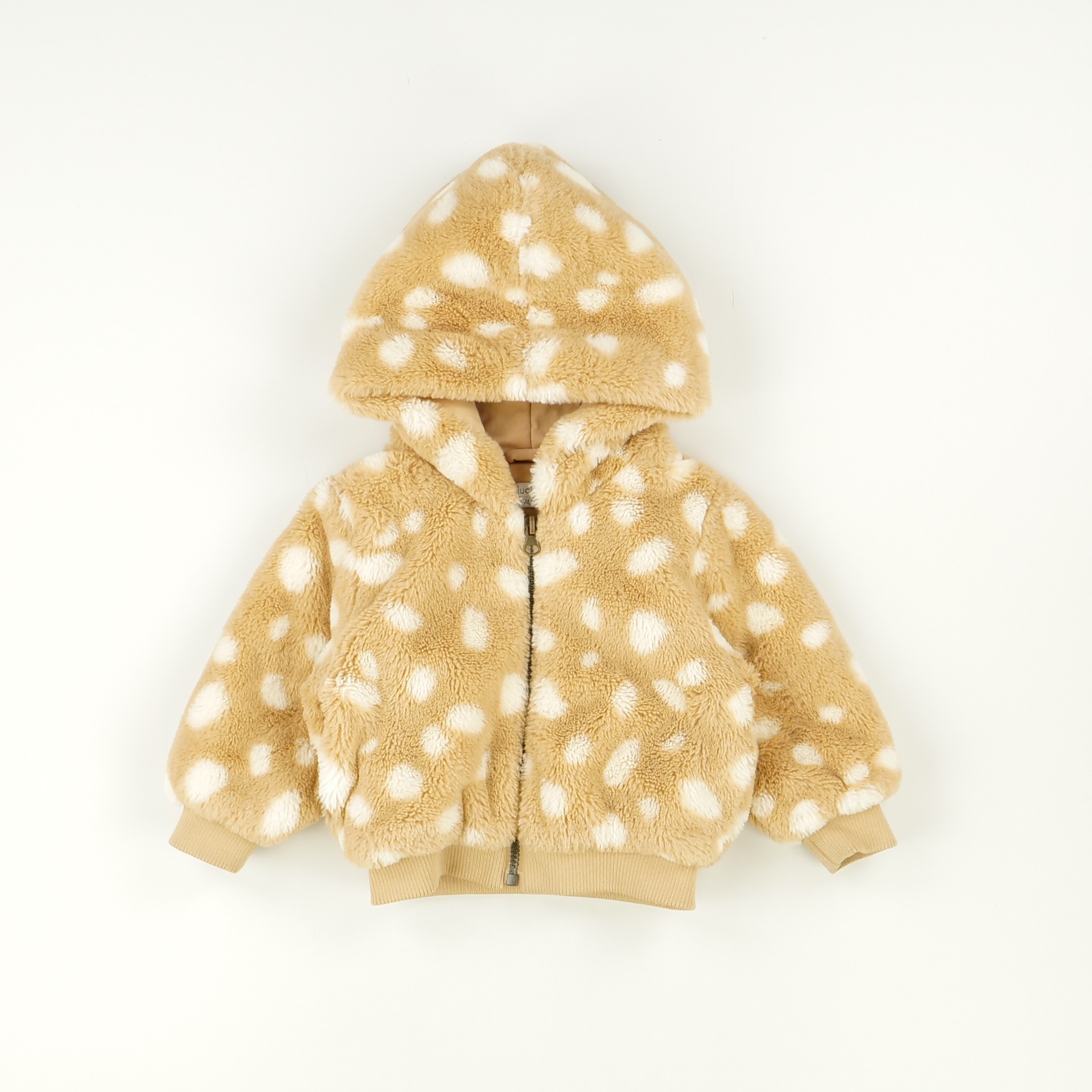 Manteau marron - Luckykid - Fille 12 mois - Seconde Main