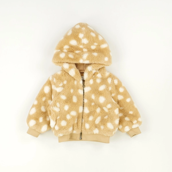 Manteau marron - Luckykid - Fille 12 mois - Seconde Main