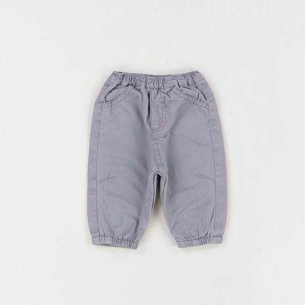 Pantalon gris - Tout petit baby - Garçon 1 mois - Seconde Main