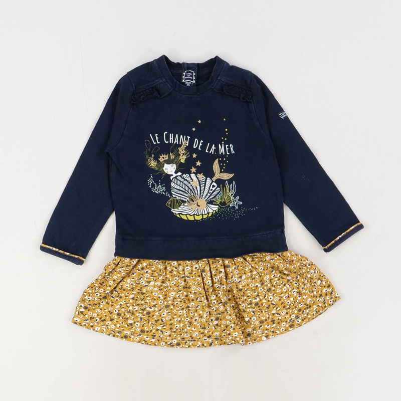 Robe noir - Terre de marins - Fille 2 ans - Seconde Main