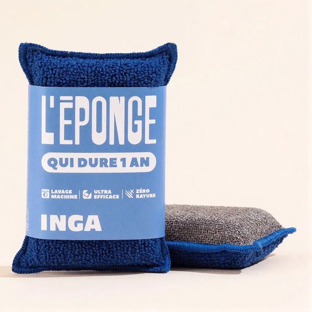 Éponge de cuisine grattante (Bleu) - Image 1