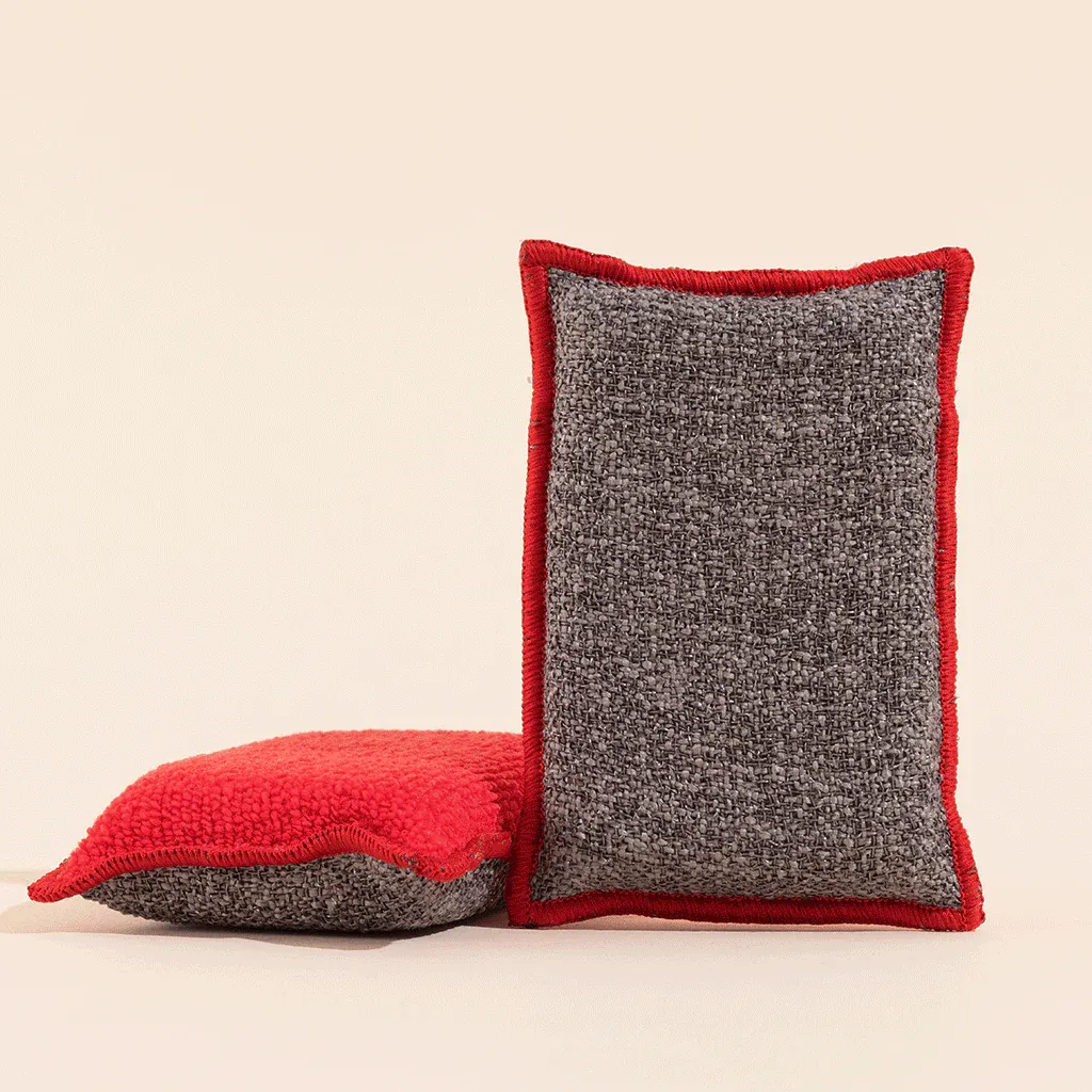 Éponge de cuisine grattante (Rouge) - Image 4