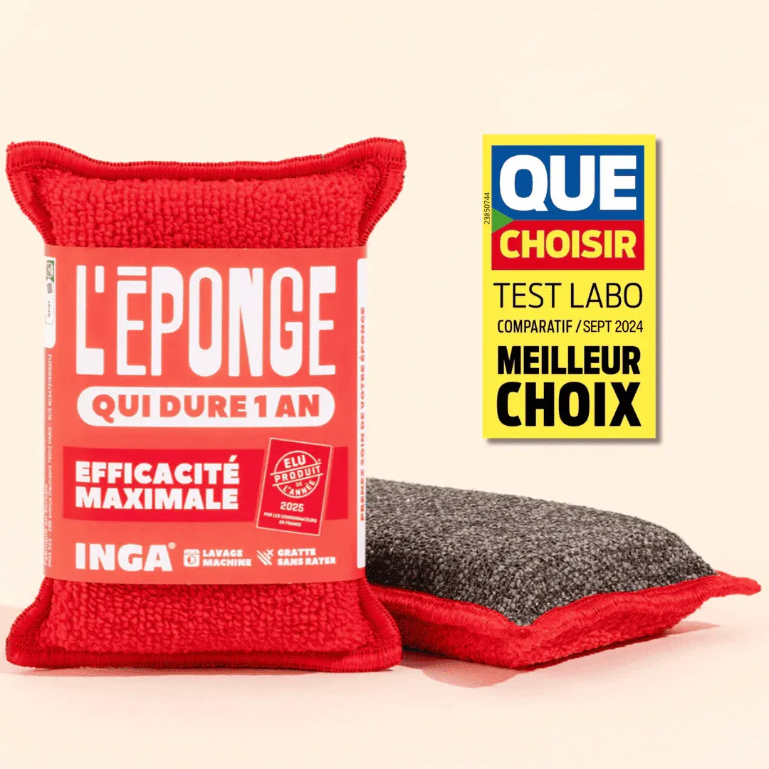 Éponge de cuisine grattante (Rouge) - Image 5