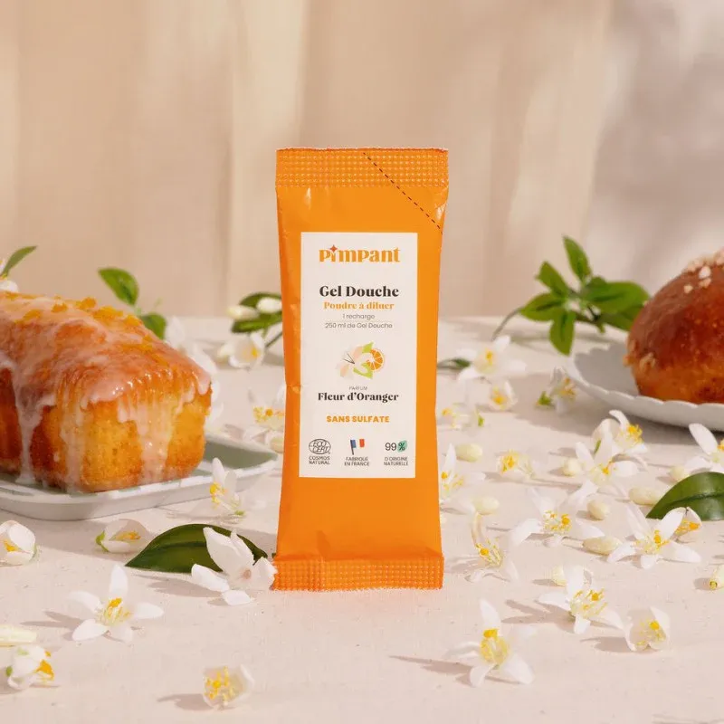 Recharge gel douche fleur d'oranger poudre à diluer - Image 2