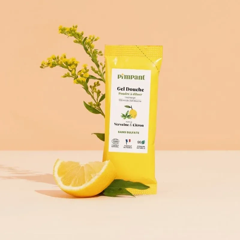 Recharge gel douche Verveine citron poudre à diluer