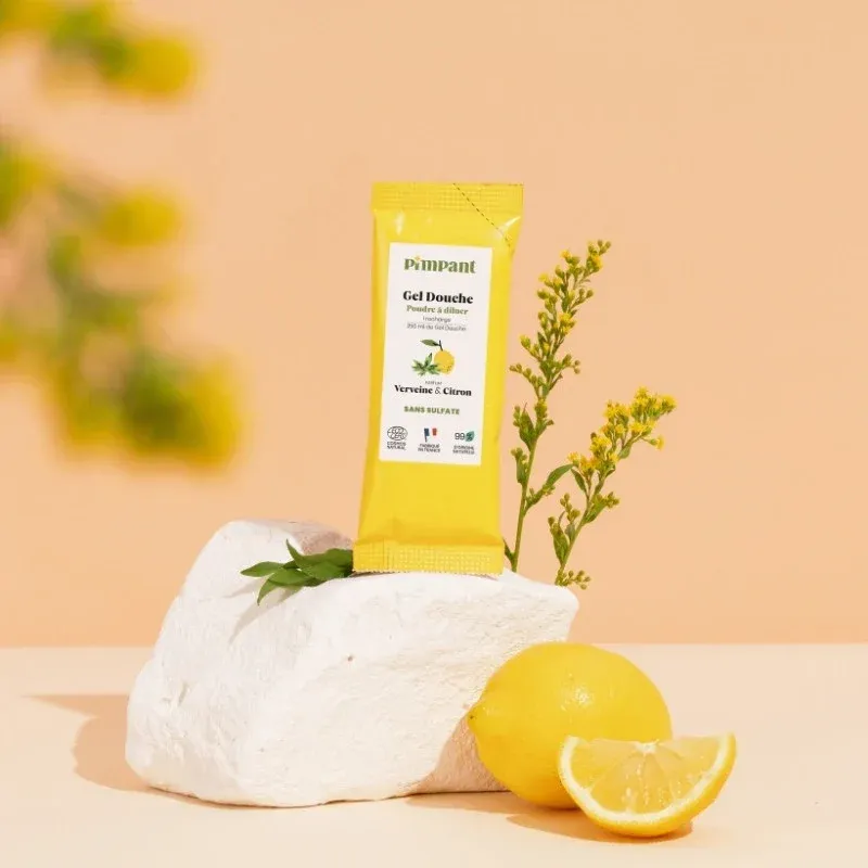 Recharge gel douche Verveine citron poudre à diluer - Image 2