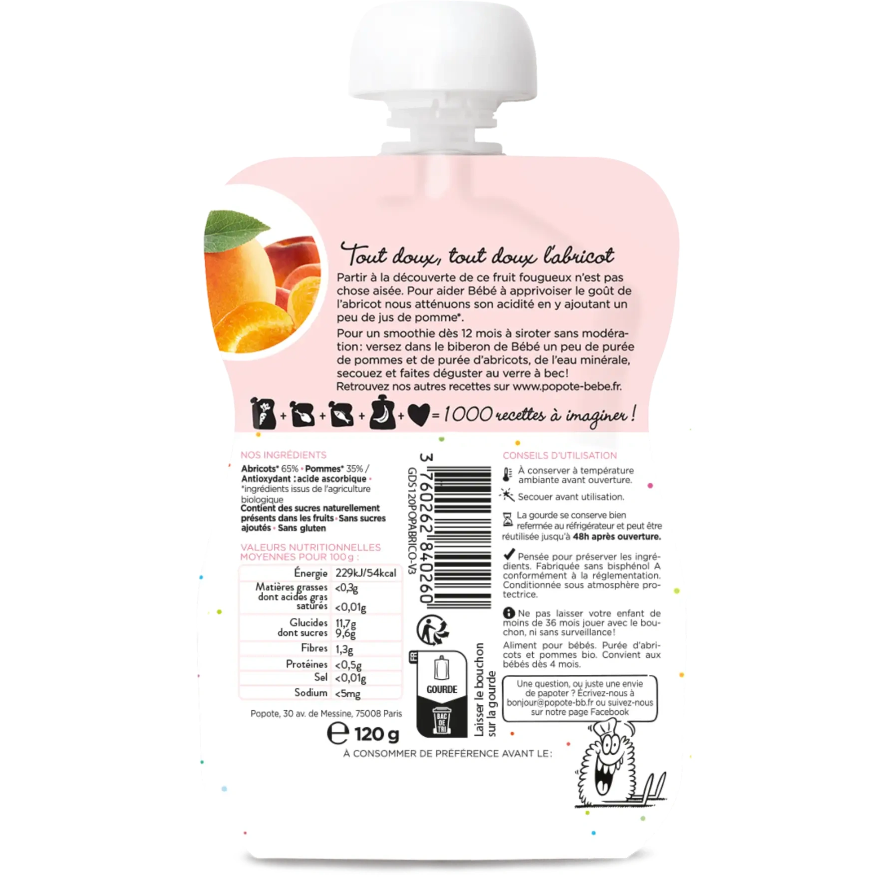 Gourde L'abricot - Image 2
